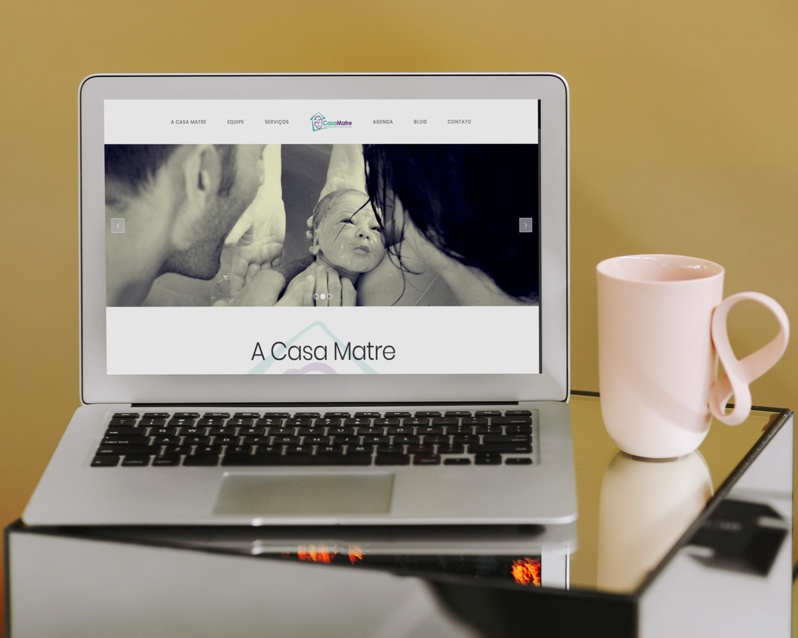 Website da Casa Matre