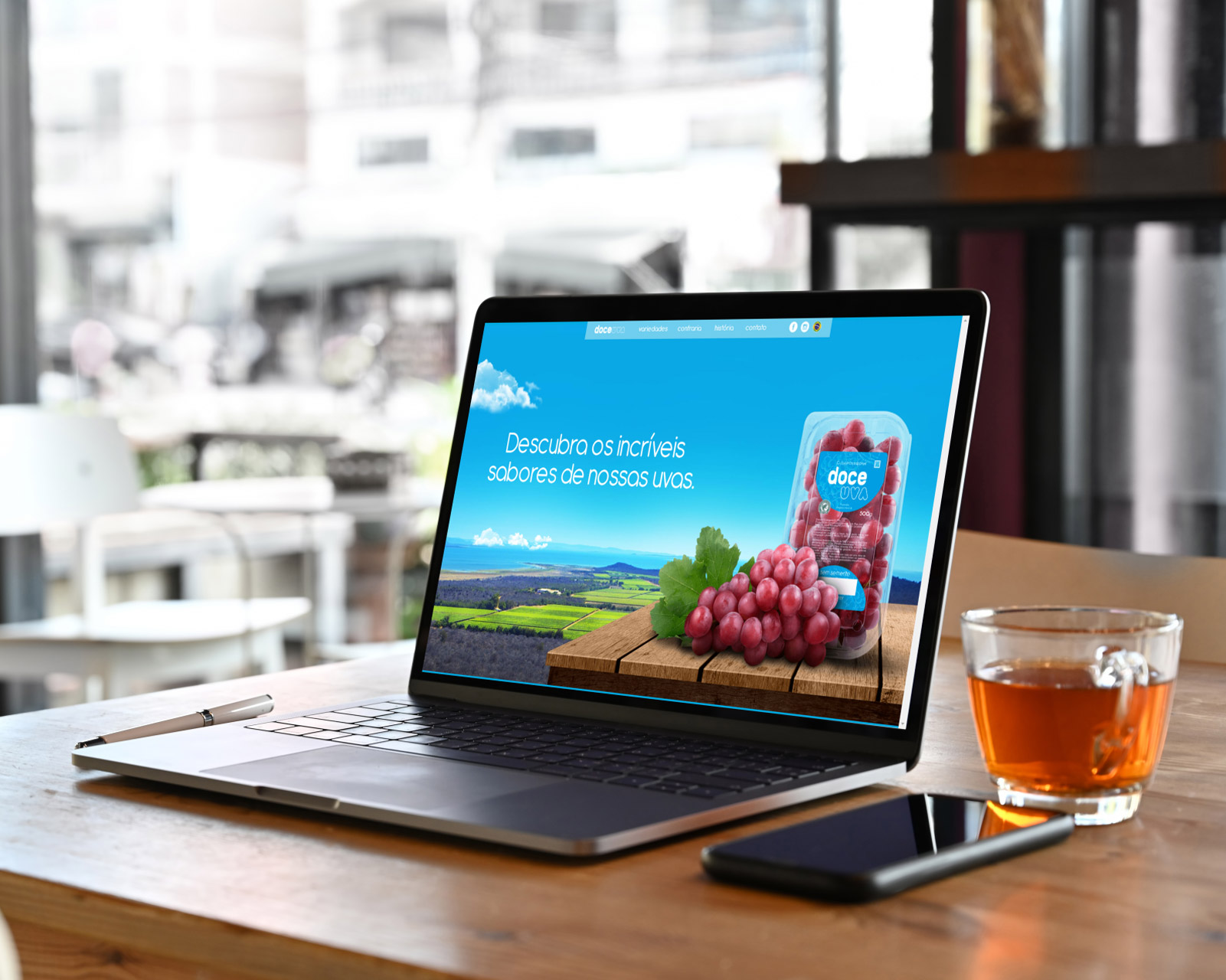 Website da Doce Uva